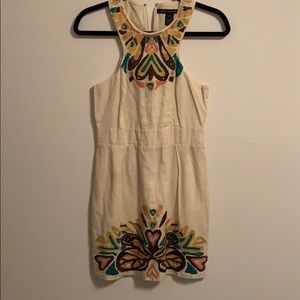 French connection embroidered dress